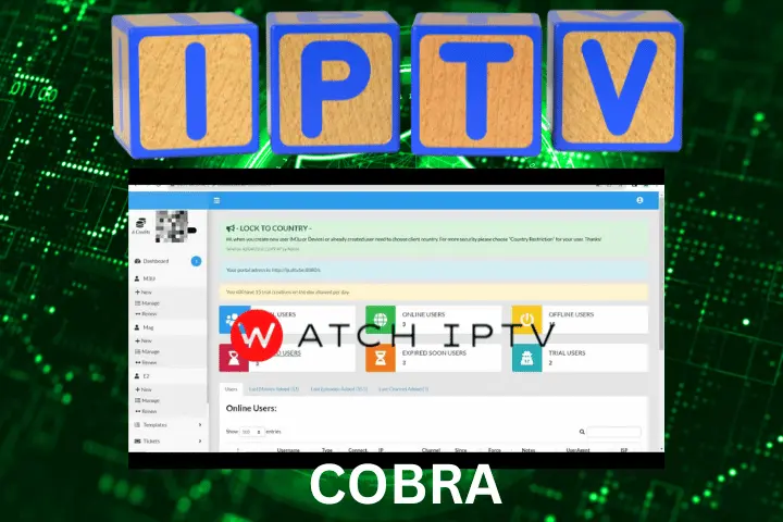 Best IPTV Server COBRA